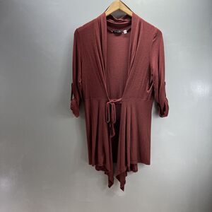 FYLO Top Women’s Size XL Long Open Style Sweater Vest Layering